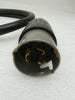 Edwards E21909516 Vacuum System Power Plug with 1.5M Cable Receptacle Plug Used