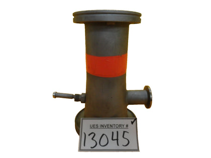 Edwards Conical Reducer Tee ISO80 to ISO63 ISO-K 4VCR and NW25 Copper Used