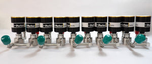 Parker Veriflo 54022724 Dual Diaphragm Pressure Valve Lot of 5 New Surplus
