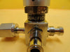 Qualiflow 2x10-9atm.cm3/Sec 4-Way Pneumatic Valve F HF Series Lot of 2 Used Work