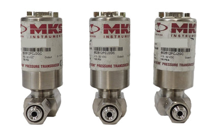 MKS Instruments 852B12PCJ2GC Baratron Pressure Transducer Lot of 3 Surplus