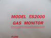 Zellwagar Analytics 1283-0013 Gas Monitor Model ES2000 Used Working