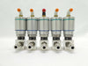 Qualiflow 2x10-9atm.cm3/Sec N.O. 2-Way Pneumatic Valve F HF Series Lot of 5