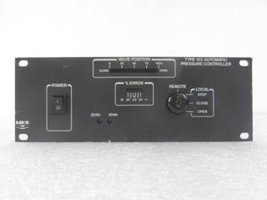 MKS Instruments 152H-P0 Pressure Controller Set 122AA-00010DB Working Surplus