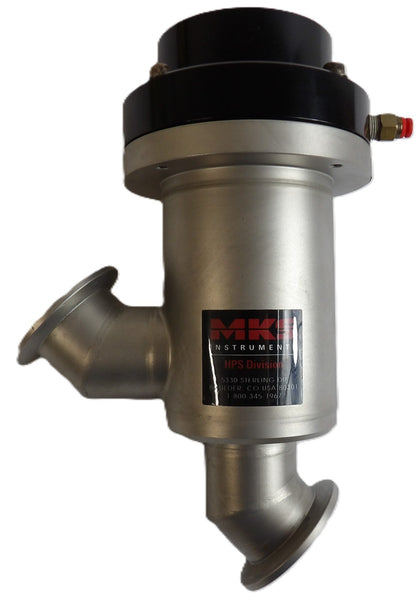 MKS Instruments 162-0040K Pneumatic Isolation Angle Valve Working