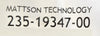 Mattson Technology 235-19347-00 Wafer Paddle Arm End Effector 303-05074-00 New