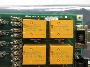 Nikon 4S007-854-1 Power Supply Relay Board PCB ST-DRU NSR-S204B Used Working