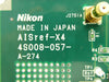 Nikon 4S008-057-A-274 Interface Board PCB AISref-X4 NSR-S205C Working Surplus