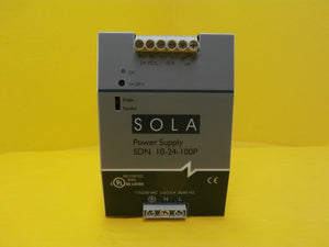 Emerson SDN 10-24-100P Rack Mount 24VDC Power Supply SOLA Used Working