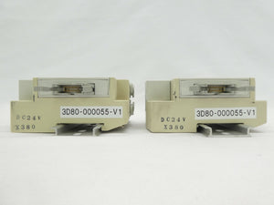 SMC 1-Port Pneumatic Manifold TEL Tokyo Electron 3D80-000055-V1 Lot of 2 Working