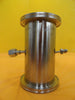 MKS High Vacuum Tube Tee Stainless ISO100 4VCR 8VCR NW25 Nupro SS-DLTW4 Used