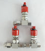 Fujikin 316L Manual Diaphragm Valve Reseller Lot of 9 Working Surplus