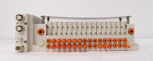 SMC SS5Y3-DUQ00526 16-Port Ethercat Pneumatic Manifold AMAT 0190-41158 Working