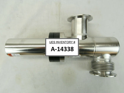 Nor-Cal Products 93-01764 Pneumatic Angle In-Line NW50 Used Working