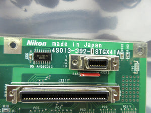 Nikon 4S013-392-1 Relay Interface Board PCB STGX41A NSR-S306C System Used