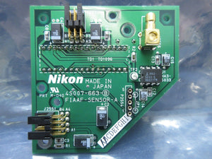 Nikon 4S007-663-B FIAAF Sensor Board PCB FIAAF-SENSOR-A NSR-S204B Used Working