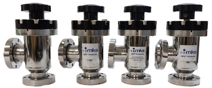 MKS Instruments UHV-40-ACC-EAVM Angle Valve Reseller Lot of 4 Working Surplus
