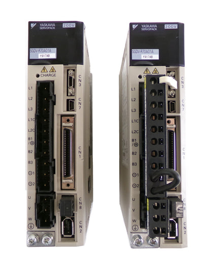 Yaskawa Electric SGDV-R70A01AY917AB Servo Drive SERVOPACK Lot of 2 Working