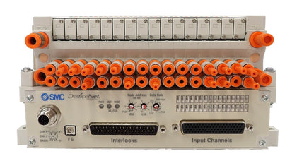 SMC VV5Q11-16-DAP00151 16-Port Pneumatic Manifold EX420-SDN1 AMAT 4060-00866