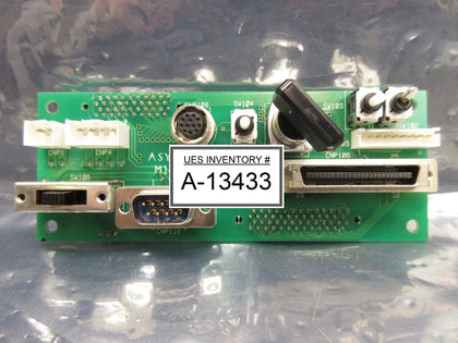Asyst Shinko HASSYC810300 Operator Interface PCB with Key M197 2/2 Used Working
