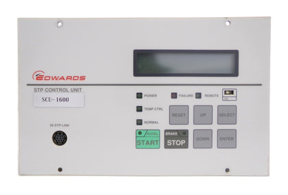 SCU-1600 Edwards YT76-Z1-Z00 Turbomolecular Pump Controller and Cable Working