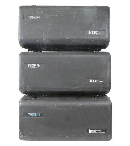 TTC T-BERD 224 PCM Analyzer Reseller Lot of 3 41934 L.01 9 Option Spare Surplus