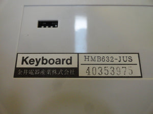 Hitachi HMB632-JUS Keyboard TEL Tokyo Electron Lithius Used Working