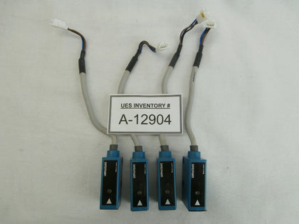Yamatake FE7C-TWC6R Photoelectric Sensor Reseller Lot of 4 Used Working