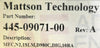 Aera FC-D980C Mass Flow Controller MFC 1 SLM N2 Mattson 445-09071-00 New Surplus
