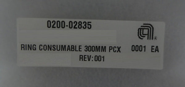 AMAT Applied Materials 0020-02835 300mm Wafer PC XT Ring New Surplus ...