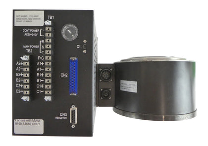 NSK Head Rotation Servo Set Driver 0190-63687 Motor 0190-63686 AMAT Working