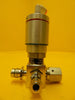 Qualiflow F HF Series 4-Way Pneumatic Valve 2x10-9atm.cm3/Sec Used Working