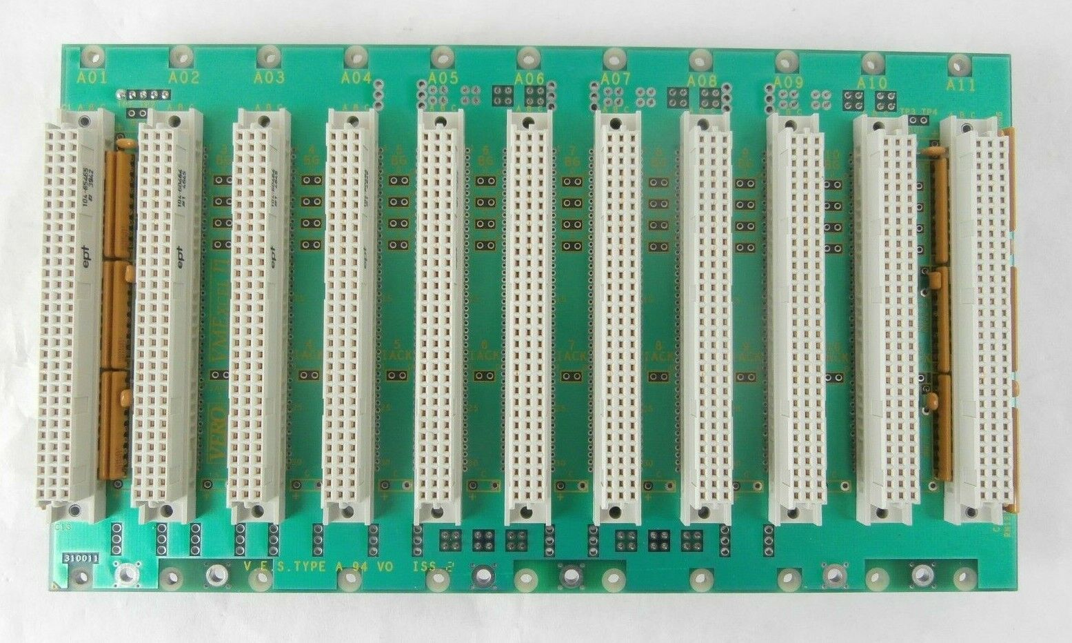 VERO 243-413011 Backplane PCB Board VMExcel J1 Quaestor Q5 Working Sur ...