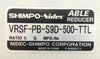 Panasonic MHMA052P3C AC Servo Motor w/ Shimpo-Nidec VRSF-PB-S9D-500-TTL Gear Box