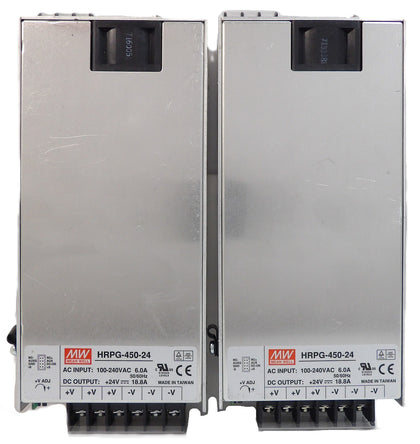 Mean Well HRPG-450-24 Industrial Switching Power Supply lot of 2 Working
