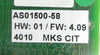 MKS Instruments AS01500-58 Interlock Module PCB CDN497 AMAT CDN500-58 Working