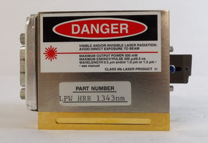 Lightwave Electronics LPW HRR1343nm Solid State Laser Series 110 Working