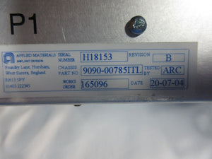 AMAT Applied Materials 9090-00785ITL Electrode Assembly Quantum Leap II Used