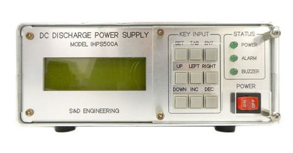 S&D Engineering IHPS500A DC Discharge Power Supply Untested Surplus