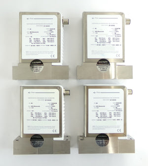 Brooks GF125C-105872 Mass Flow Controller MFC AMAT 0190-49896 Lot of 4 Surplus