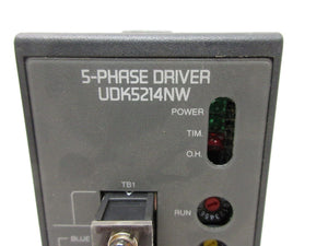 Oriental Motor UDK5214NW 5-Phase Servo Driver VEXTA Working Spare
