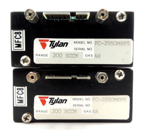 Tylan FC-2900MEP5 Mass Flow Controller MFC 2900 Series Reseller Lot of 8 Working