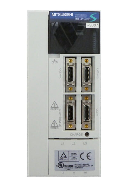 Mitsubishi MR-J2S-60B-S087 AC Servo Driver MELSERVO Working Surplus