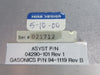 Asyst 04290-101 Load Lock Elevator 94-1119 Rev. B A90-031-03 Used Working