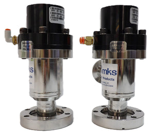 MKS Instruments UHV-25-AKC-ENVN Angle Valve Reseller Lot of 2 Working