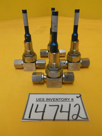 Swagelok 6LV-DAFR4-P-BL-6820 Manual Diaphragm Valve Reseller Lot of 4 Used