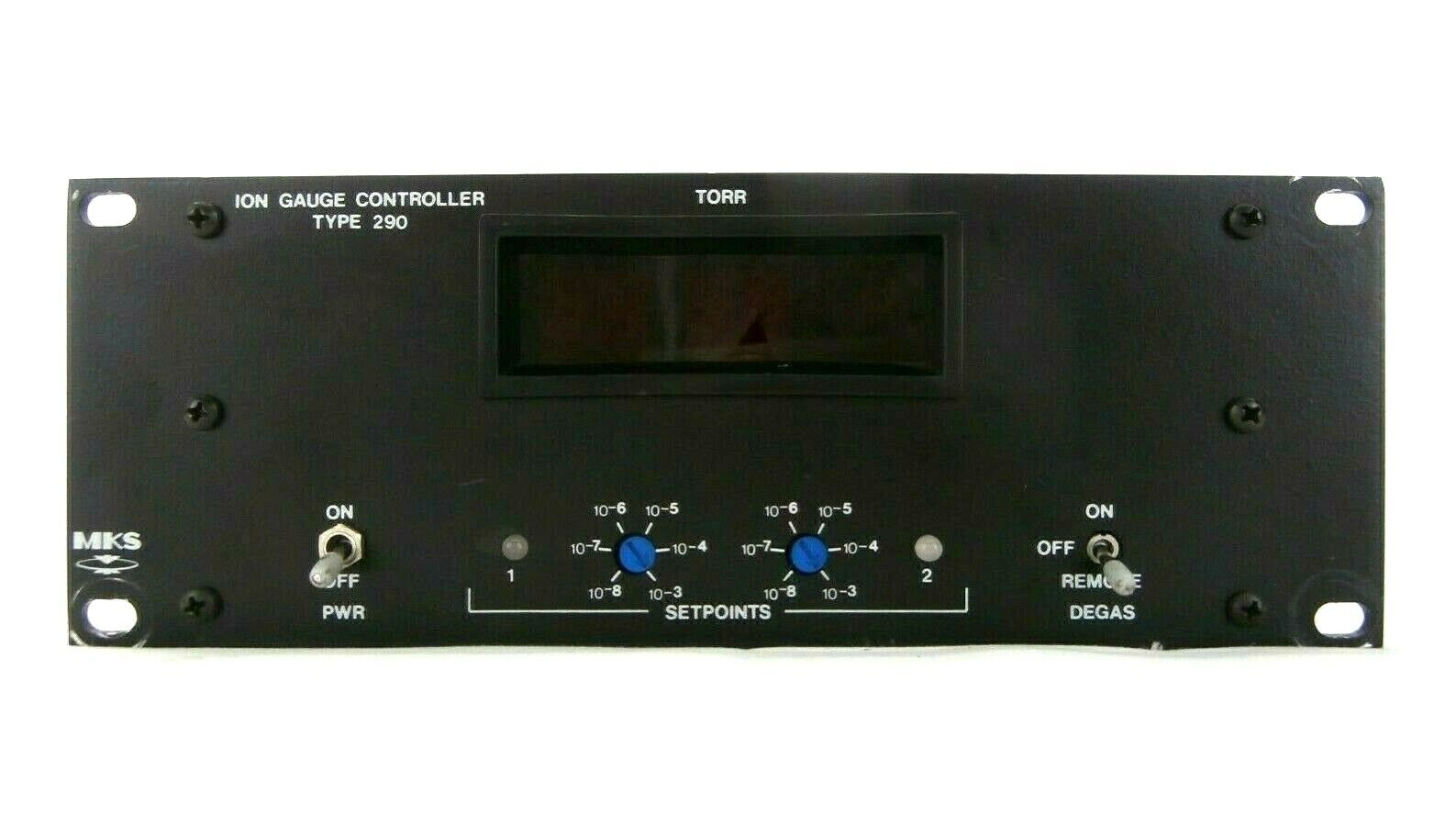MKS Instruments 290C-01 Ion Gauge Controller Type 290 Faulty Switch As-Is Spare