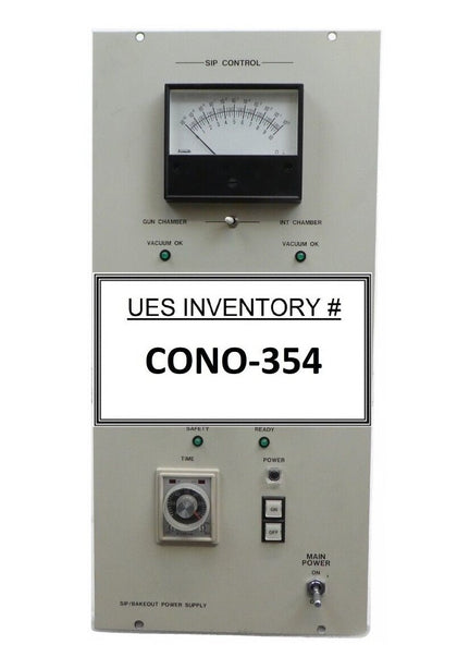 JEOL JSM-6400F SIP Control SIP/BAKEOUT Power Supply Wafer Defect SEM Working