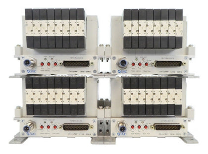 SMC US22387 8-Port Pneumatic Manifold EX160-SDN1A Reseller Lot of 4 Working