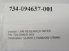 Lam Research 734-094637-001 Quartz Window O-Ring Reseller Lot of 5 New